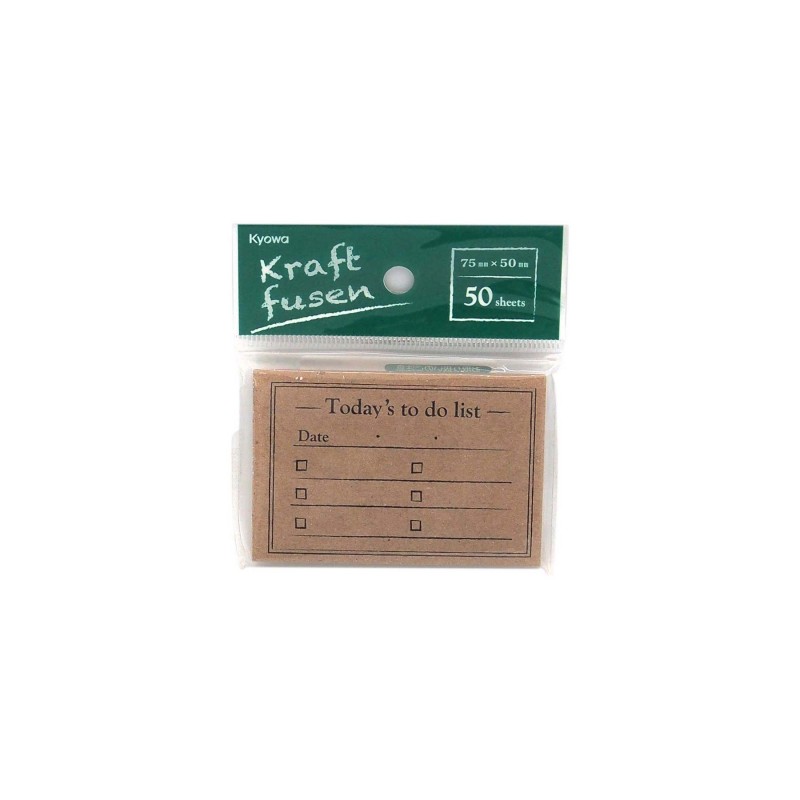 Kraft Memo Pad 75x50mm